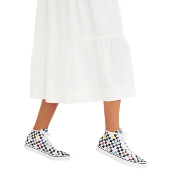 Vans 8 Unisex SK8 Hi Decon High Top Sneakers in Party Checkerboard CN - Picture 1 of 12